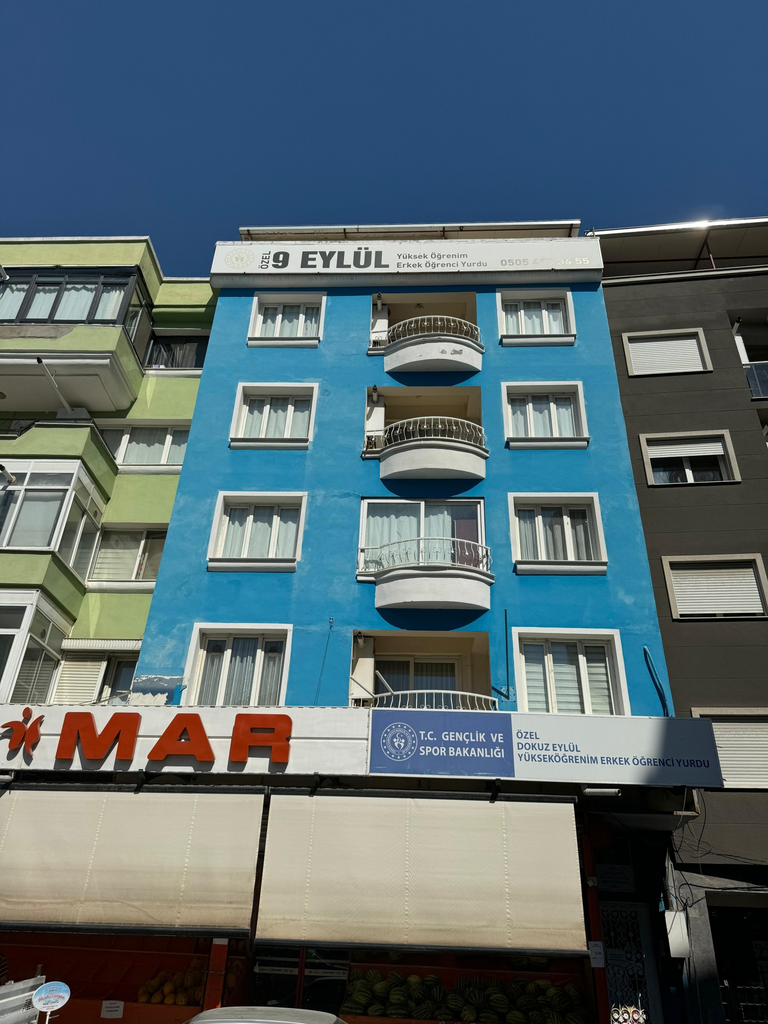 Özel Dokuz Eylül Buca Erkek Öğrenci Yurdu 